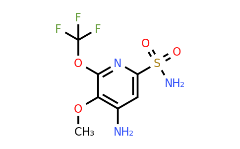 4-Amino-3-methoxy-2-(trifluoromethoxy)pyridine-6-sulfonamide