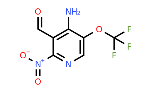 4-Amino-2-nitro-5-(trifluoromethoxy)pyridine-3-carboxaldehyde