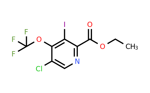 1803990-74-0 | Ethyl 5-chloro-3-iodo-4-(trifluoromethoxy)pyridine-2-carboxylate