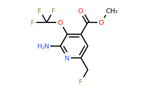 Methyl 2-amino-6-(fluoromethyl)-3-(trifluoromethoxy)pyridine-4-carboxylate