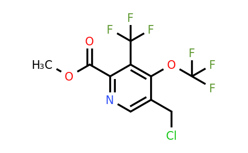 1803996-56-6 | Methyl 5-(chloromethyl)-4-(trifluoromethoxy)-3-(trifluoromethyl)pyridine-2-carboxylate