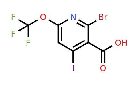 2-Bromo-4-iodo-6-(trifluoromethoxy)pyridine-3-carboxylic acid