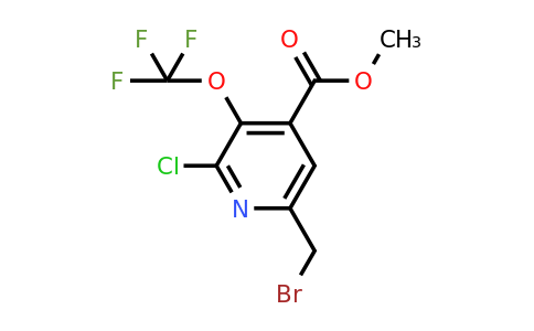 Methyl 6-(bromomethyl)-2-chloro-3-(trifluoromethoxy)pyridine-4-carboxylate