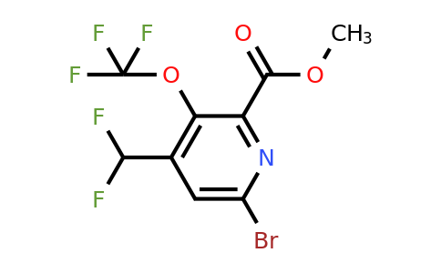 1804007-92-8 | Methyl 6-bromo-4-(difluoromethyl)-3-(trifluoromethoxy)pyridine-2-carboxylate
