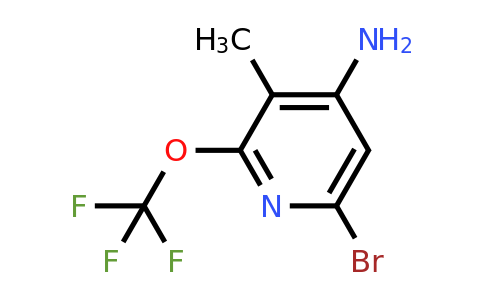 4-Amino-6-bromo-3-methyl-2-(trifluoromethoxy)pyridine
