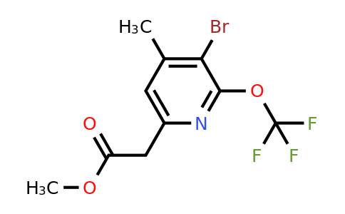 1804008-35-2 | Methyl 3-bromo-4-methyl-2-(trifluoromethoxy)pyridine-6-acetate