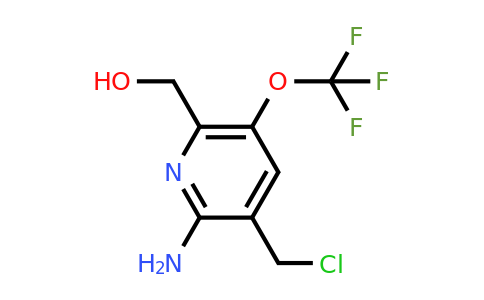 2-Amino-3-(chloromethyl)-5-(trifluoromethoxy)pyridine-6-methanol