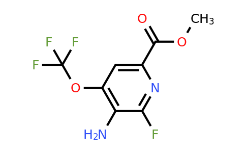 1804016-30-5 | Methyl 3-amino-2-fluoro-4-(trifluoromethoxy)pyridine-6-carboxylate