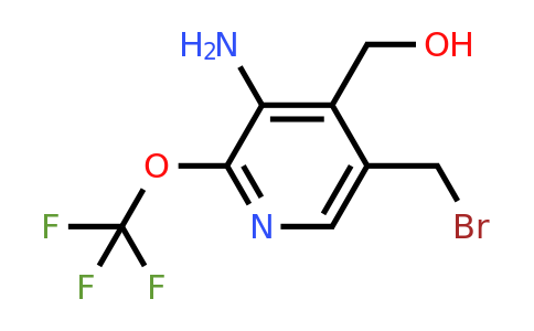 3-Amino-5-(bromomethyl)-2-(trifluoromethoxy)pyridine-4-methanol