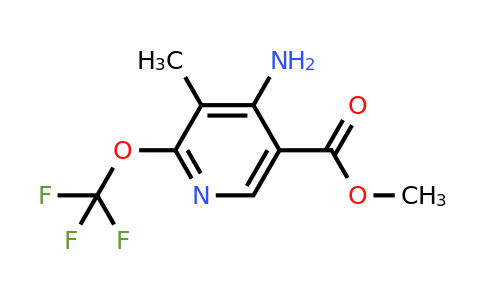 Methyl 4-amino-3-methyl-2-(trifluoromethoxy)pyridine-5-carboxylate