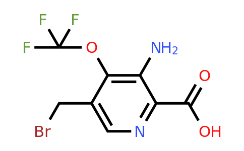3-Amino-5-(bromomethyl)-4-(trifluoromethoxy)pyridine-2-carboxylic acid