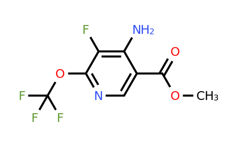 Methyl 4-amino-3-fluoro-2-(trifluoromethoxy)pyridine-5-carboxylate