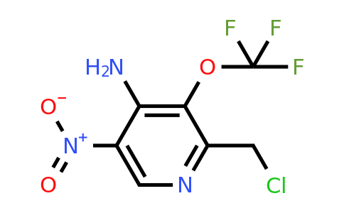 4-Amino-2-(chloromethyl)-5-nitro-3-(trifluoromethoxy)pyridine