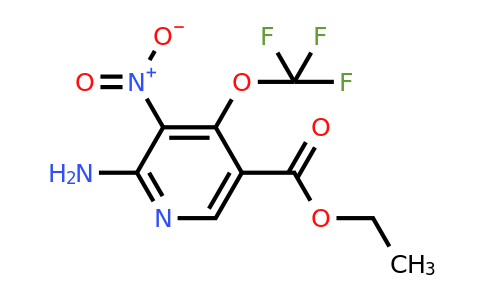 Ethyl 2-amino-3-nitro-4-(trifluoromethoxy)pyridine-5-carboxylate