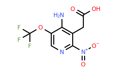 4-Amino-2-nitro-5-(trifluoromethoxy)pyridine-3-acetic acid