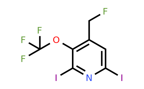 1804028-21-4 | 2,6-Diiodo-4-(fluoromethyl)-3-(trifluoromethoxy)pyridine