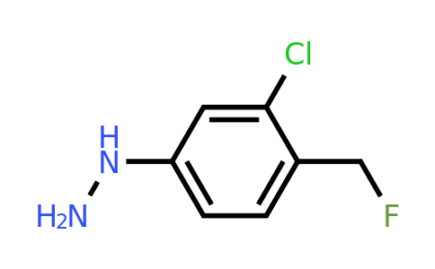 1804034-86-3 | 1-(3-Chloro-4-(fluoromethyl)phenyl)hydrazine