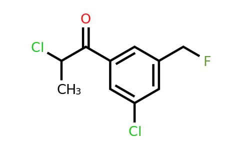 1804035-04-8 | 2-Chloro-1-(3-chloro-5-(fluoromethyl)phenyl)propan-1-one