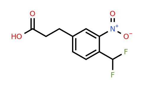 1804035-47-9 | 4-(Difluoromethyl)-3-nitrophenylpropanoic acid