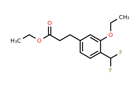 1804035-50-4 | Ethyl 4-(difluoromethyl)-3-ethoxyphenylpropanoate