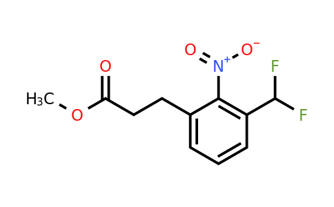 1804035-61-7 | Methyl 3-(difluoromethyl)-2-nitrophenylpropanoate