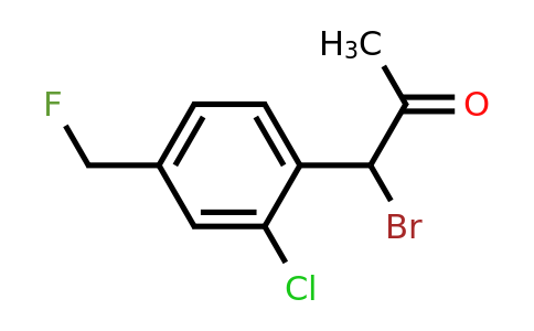 1804035-69-5 | 1-Bromo-1-(2-chloro-4-(fluoromethyl)phenyl)propan-2-one