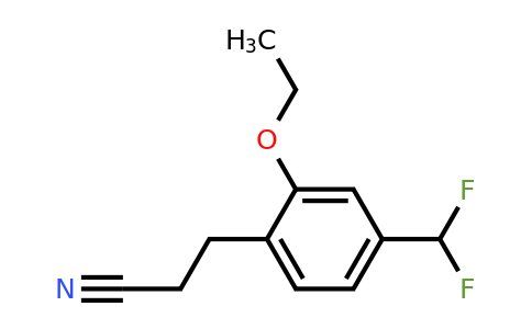 1804035-70-8 | 4-(Difluoromethyl)-2-ethoxyphenylpropanenitrile