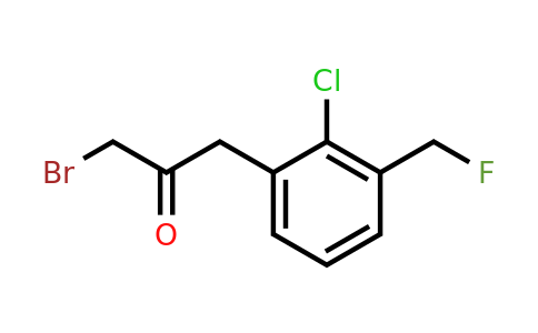 1804035-75-3 | 1-Bromo-3-(2-chloro-3-(fluoromethyl)phenyl)propan-2-one