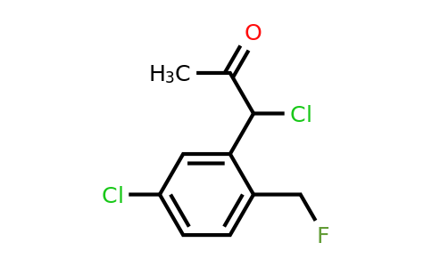 1804035-81-1 | 1-Chloro-1-(5-chloro-2-(fluoromethyl)phenyl)propan-2-one
