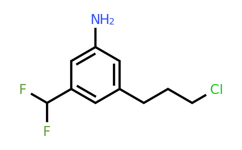 1804036-01-8 | 3-(3-Chloropropyl)-5-(difluoromethyl)aniline
