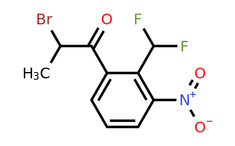 1804036-60-9 | 2-Bromo-1-(2-(difluoromethyl)-3-nitrophenyl)propan-1-one