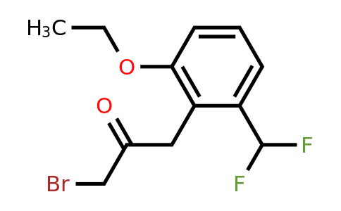 1804036-65-4 | 1-Bromo-3-(2-(difluoromethyl)-6-ethoxyphenyl)propan-2-one