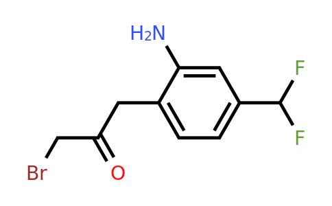 1804036-79-0 | 1-(2-Amino-4-(difluoromethyl)phenyl)-3-bromopropan-2-one