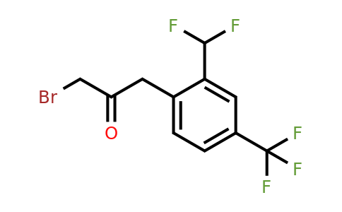 1804036-88-1 | 1-Bromo-3-(2-(difluoromethyl)-4-(trifluoromethyl)phenyl)propan-2-one