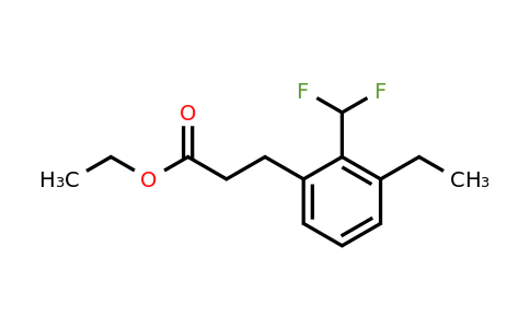 1804037-09-9 | Ethyl 2-(difluoromethyl)-3-ethylphenylpropanoate