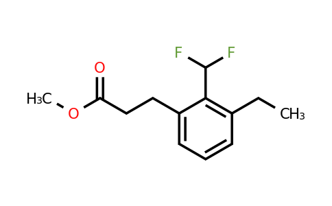 1804037-20-4 | Methyl 2-(difluoromethyl)-3-ethylphenylpropanoate