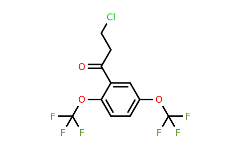 1804037-31-7 | 1-(2,5-Bis(trifluoromethoxy)phenyl)-3-chloropropan-1-one
