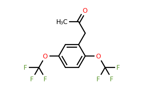 1804037-40-8 | 1-(2,5-Bis(trifluoromethoxy)phenyl)propan-2-one