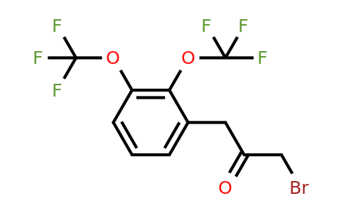 1804037-52-2 | 1-(2,3-Bis(trifluoromethoxy)phenyl)-3-bromopropan-2-one