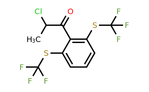 1804038-11-6 | 1-(2,6-Bis(trifluoromethylthio)phenyl)-2-chloropropan-1-one