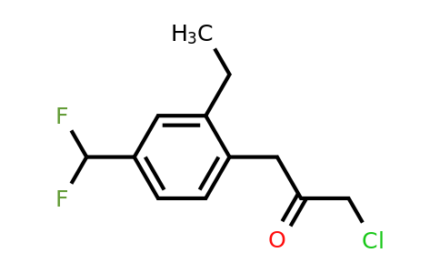 1804038-13-8 | 1-Chloro-3-(4-(difluoromethyl)-2-ethylphenyl)propan-2-one