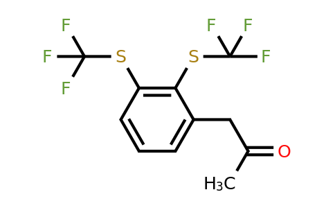 1804038-28-5 | 1-(2,3-Bis(trifluoromethylthio)phenyl)propan-2-one