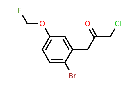 1804038-38-7 | 1-(2-Bromo-5-(fluoromethoxy)phenyl)-3-chloropropan-2-one