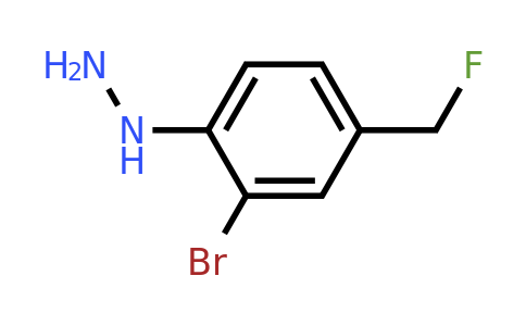 1804038-51-4 | 1-(2-Bromo-4-(fluoromethyl)phenyl)hydrazine