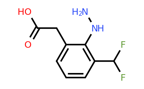 1804039-00-6 | 3-(Difluoromethyl)-2-hydrazinylphenylacetic acid