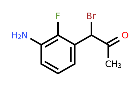 1804039-14-2 | 1-(3-Amino-2-fluorophenyl)-1-bromopropan-2-one