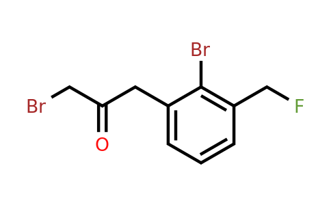 1804039-69-7 | 1-Bromo-3-(2-bromo-3-(fluoromethyl)phenyl)propan-2-one