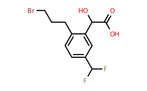 1804039-87-9 | 2-(3-Bromopropyl)-5-(difluoromethyl)mandelic acid