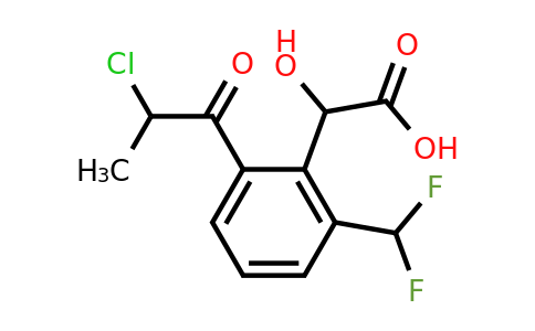 1804040-01-4 | 2-(2-Chloropropanoyl)-6-(difluoromethyl)mandelic acid