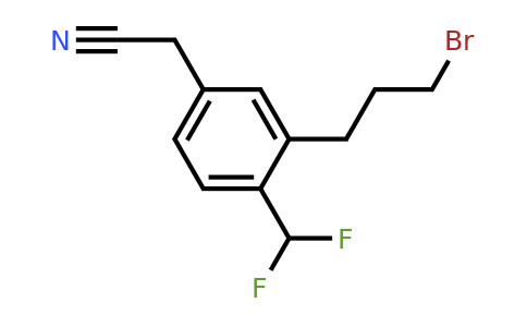 1804040-09-2 | 3-(3-Bromopropyl)-4-(difluoromethyl)phenylacetonitrile